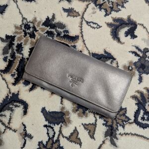 Prada Silver Wallet
